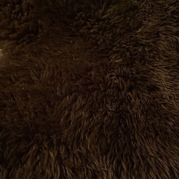 Long Hair Brown Shearling. Real sheep leather. For projects, baby pictures…. - Picture 4 of 10